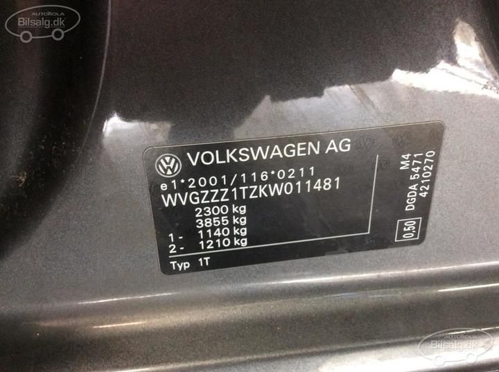 Photo 25 VIN: WVGZZZ1TZKW011481 - VOLKSWAGEN TOURAN MPV 