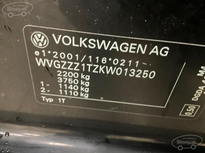 Photo 5 VIN: WVGZZZ1TZKW013250 - VOLKSWAGEN TOURAN MPV 