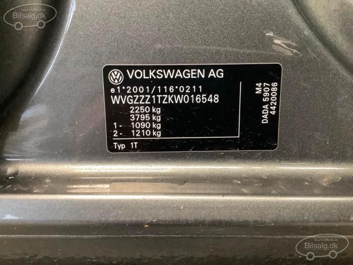 Photo 18 VIN: WVGZZZ1TZKW016548 - VOLKSWAGEN TOURAN MPV 