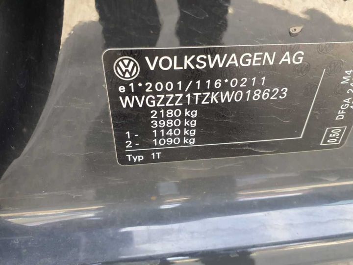 Photo 11 VIN: WVGZZZ1TZKW018623 - VOLKSWAGEN TOURAN 2.0 TDI SCR 