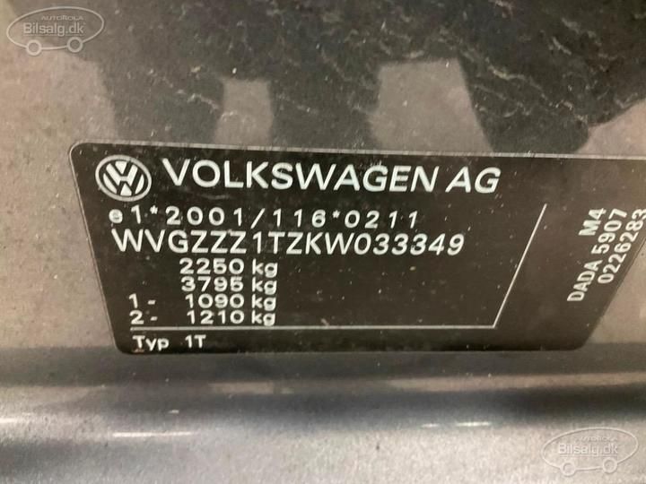 Photo 4 VIN: WVGZZZ1TZKW033349 - VOLKSWAGEN TOURAN MPV 