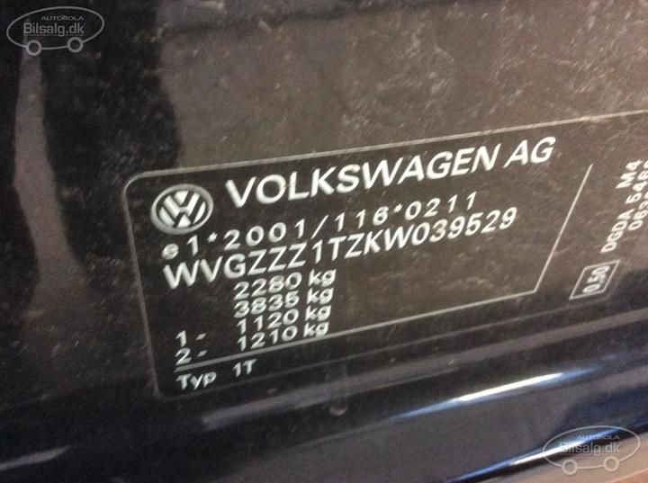 Photo 21 VIN: WVGZZZ1TZKW039529 - VOLKSWAGEN TOURAN MPV 