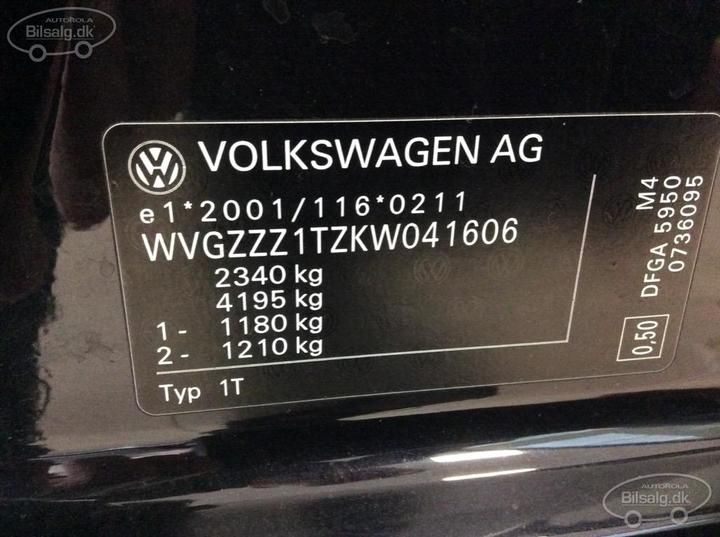 Photo 6 VIN: WVGZZZ1TZKW041606 - VOLKSWAGEN TOURAN MPV 