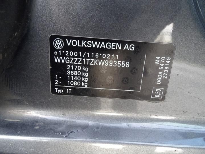 Photo 7 VIN: WVGZZZ1TZKW993558 - VOLKSWAGEN TOURAN MPV 