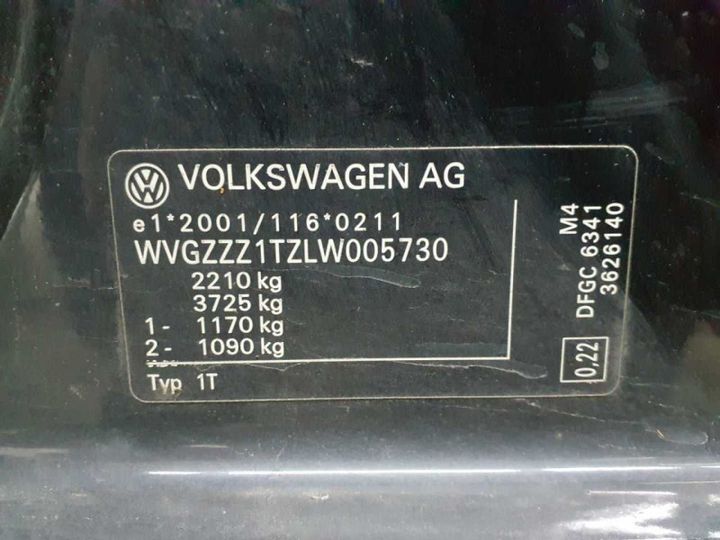 Photo 9 VIN: WVGZZZ1TZLW005730 - VW TOURAN 