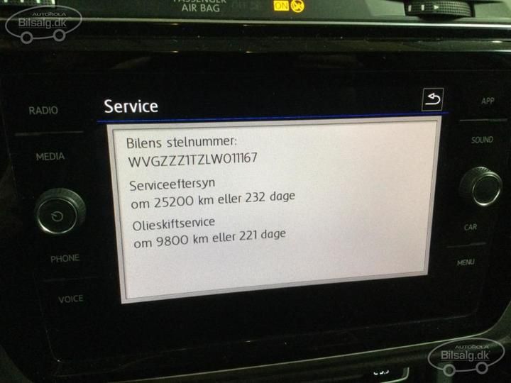 Photo 11 VIN: WVGZZZ1TZLW011167 - VOLKSWAGEN TOURAN MPV 