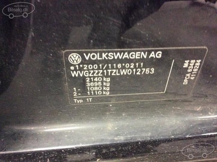 Photo 2 VIN: WVGZZZ1TZLW012753 - VOLKSWAGEN TOURAN MPV 