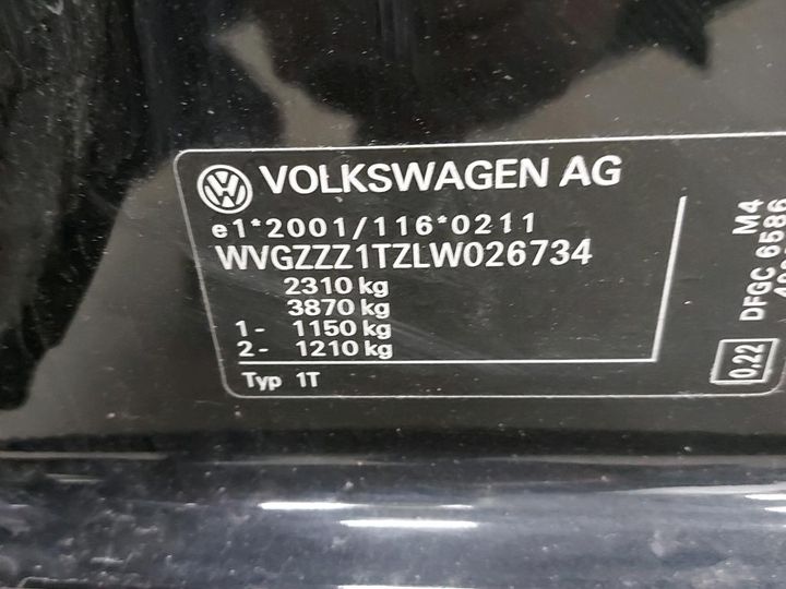 Photo 5 VIN: WVGZZZ1TZLW026734 - VW TOURAN 