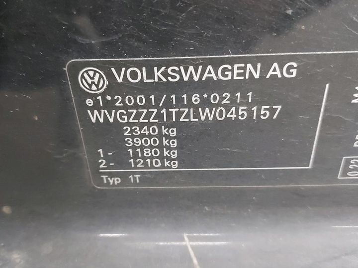 Photo 5 VIN: WVGZZZ1TZLW045157 - VW TOURAN 