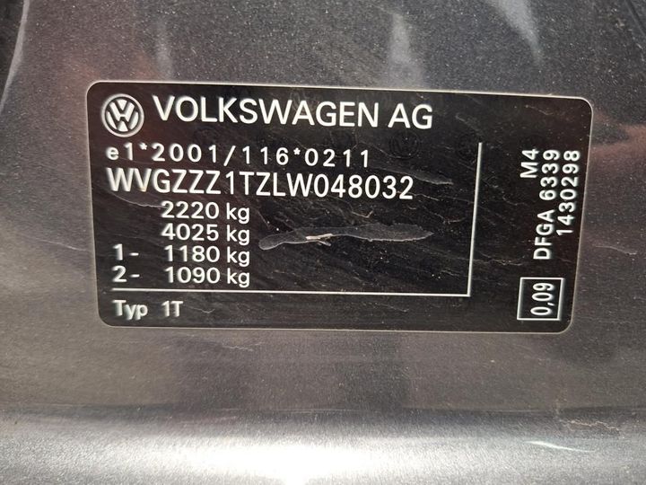 Photo 2 VIN: WVGZZZ1TZLW048032 - VW TOURAN 