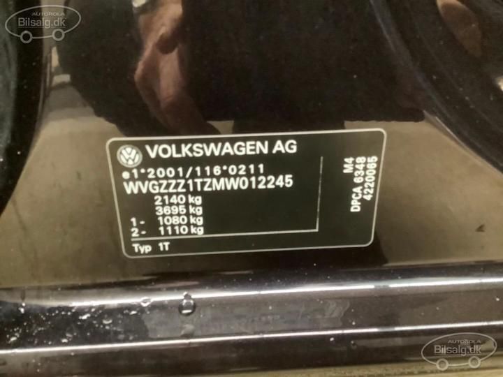 Photo 4 VIN: WVGZZZ1TZMW012245 - VOLKSWAGEN TOURAN MPV 