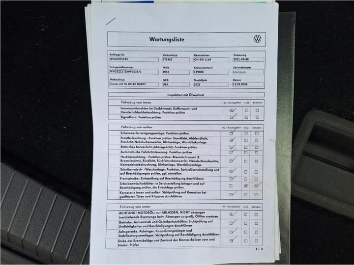 Photo 9 VIN: WVGZZZ1TZMW023872 - VW TOURAN 