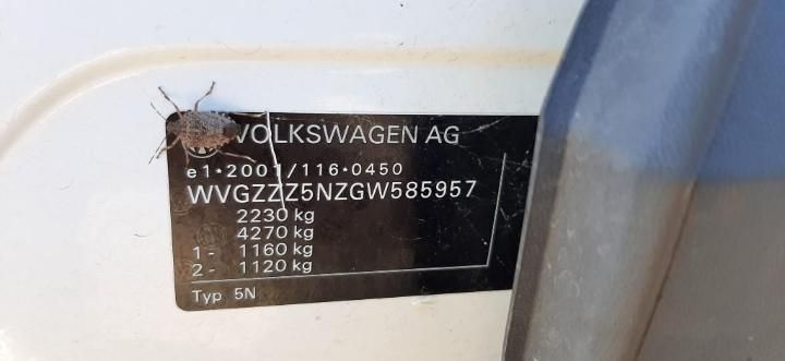 Photo 24 VIN: WVGZZZ5NZGW585957 - VOLKSWAGEN TIGUAN 