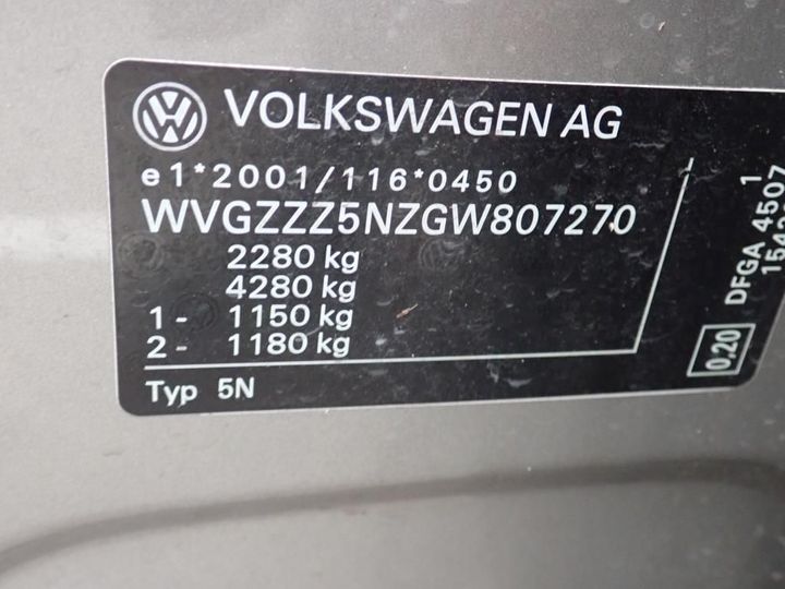 Photo 11 VIN: WVGZZZ5NZGW807270 - VOLKSWAGEN TIGUAN 