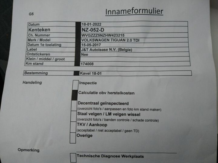 Photo 22 VIN: WVGZZZ5NZHW423215 - VOLKSWAGEN TIGUAN 