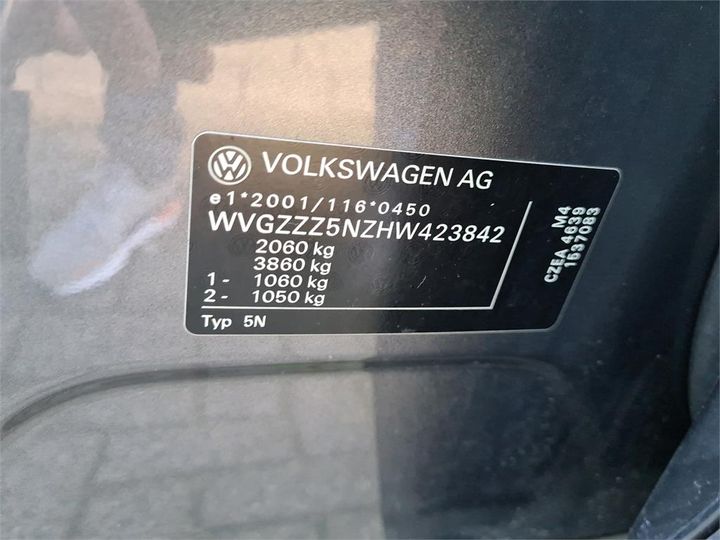 Photo 15 VIN: WVGZZZ5NZHW423842 - VOLKSWAGEN TIGUAN 