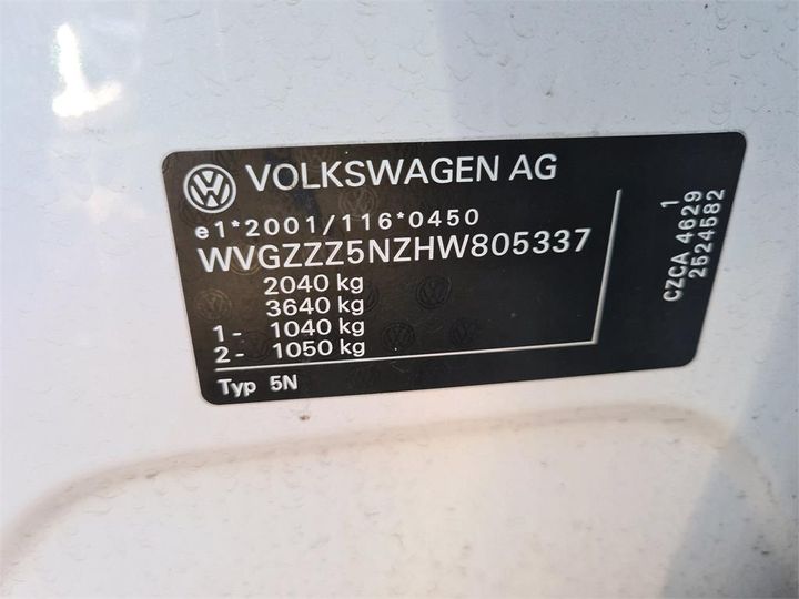 Photo 14 VIN: WVGZZZ5NZHW805337 - VOLKSWAGEN TIGUAN 