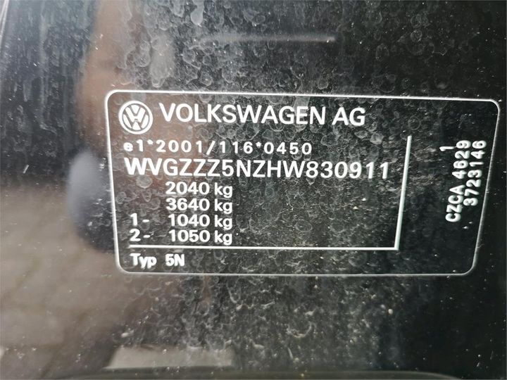 Photo 14 VIN: WVGZZZ5NZHW830911 - VOLKSWAGEN TIGUAN 