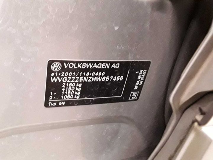 Photo 12 VIN: WVGZZZ5NZHW857455 - VOLKSWAGEN TIGUAN 2.0 TDI SCR 