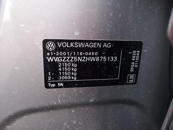 Photo 5 VIN: WVGZZZ5NZHW875133 - VOLKSWAGEN TIGUAN 