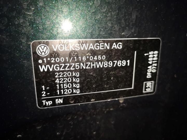 Photo 2 VIN: WVGZZZ5NZHW897691 - VOLKSWAGEN TIGUAN 