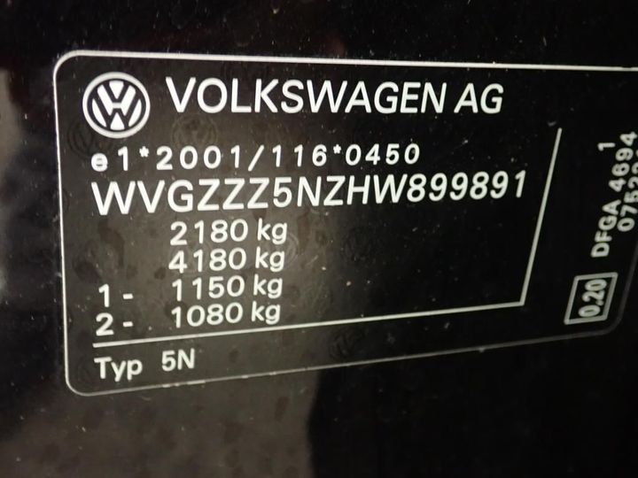 Photo 11 VIN: WVGZZZ5NZHW899891 - VOLKSWAGEN TIGUAN 