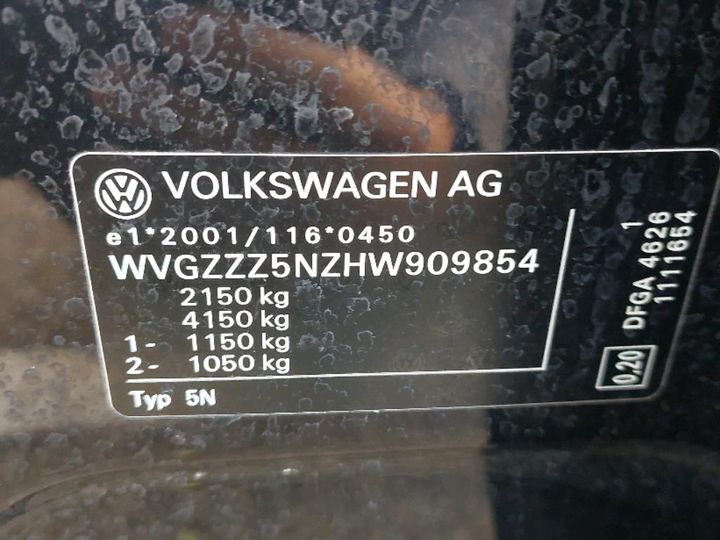 Photo 8 VIN: WVGZZZ5NZHW909854 - VOLKSWAGEN TIGUAN 