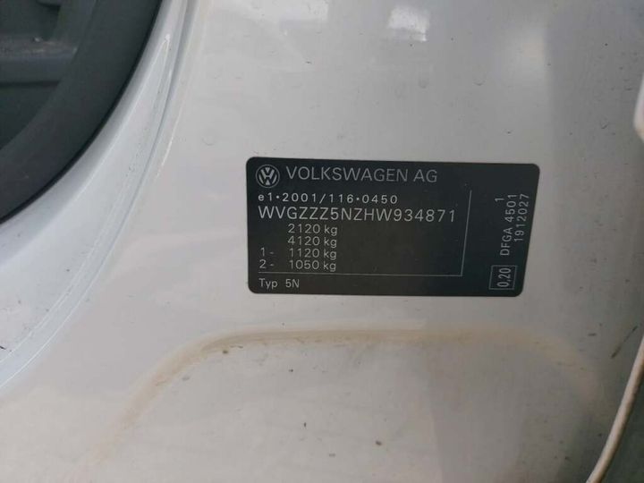 Photo 23 VIN: WVGZZZ5NZHW934871 - VOLKSWAGEN TIGUAN 