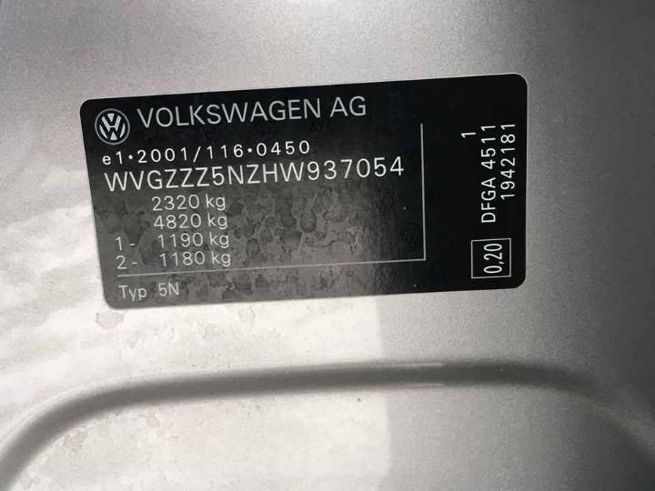 Photo 11 VIN: WVGZZZ5NZHW937054 - VOLKSWAGEN TIGUAN SUV 