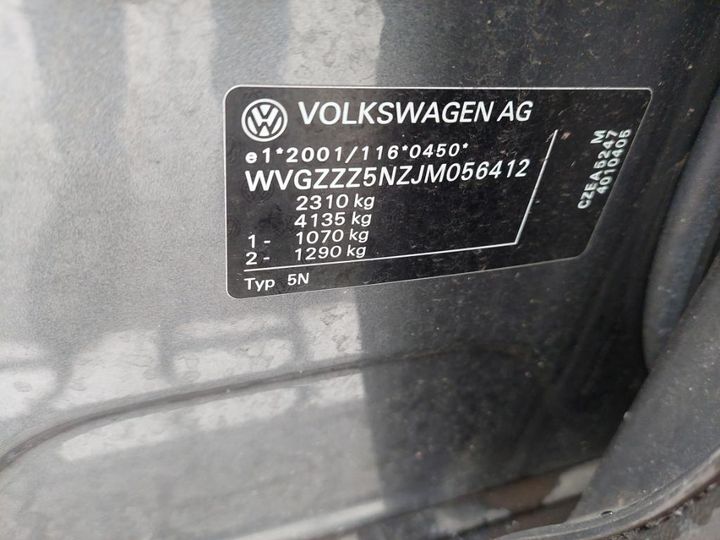 Photo 20 VIN: WVGZZZ5NZJM056412 - VOLKSWAGEN TIGUAN 