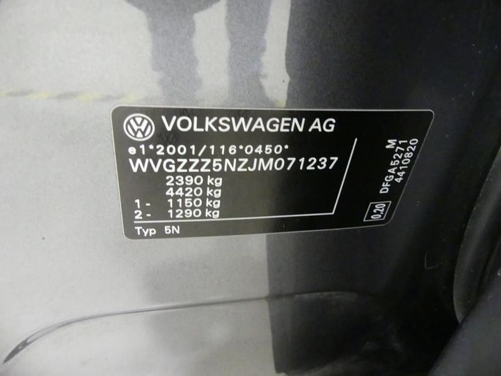 Photo 4 VIN: WVGZZZ5NZJM071237 - VOLKSWAGEN TIGUAN ALLSPACE 