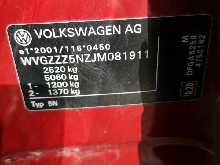 Photo 18 VIN: WVGZZZ5NZJM081911 - VOLKSWAGEN TIGUAN ALLSPACE 