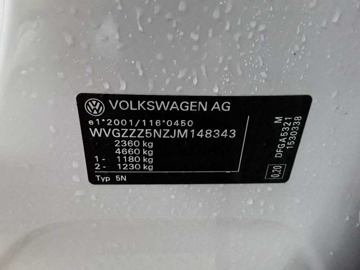 Photo 12 VIN: WVGZZZ5NZJM148343 - VOLKSWAGEN TIGUAN ALLSPACE 2.0 