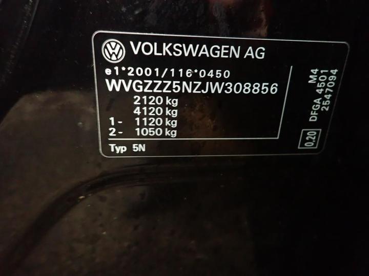 Photo 10 VIN: WVGZZZ5NZJW308856 - VOLKSWAGEN TIGUAN 