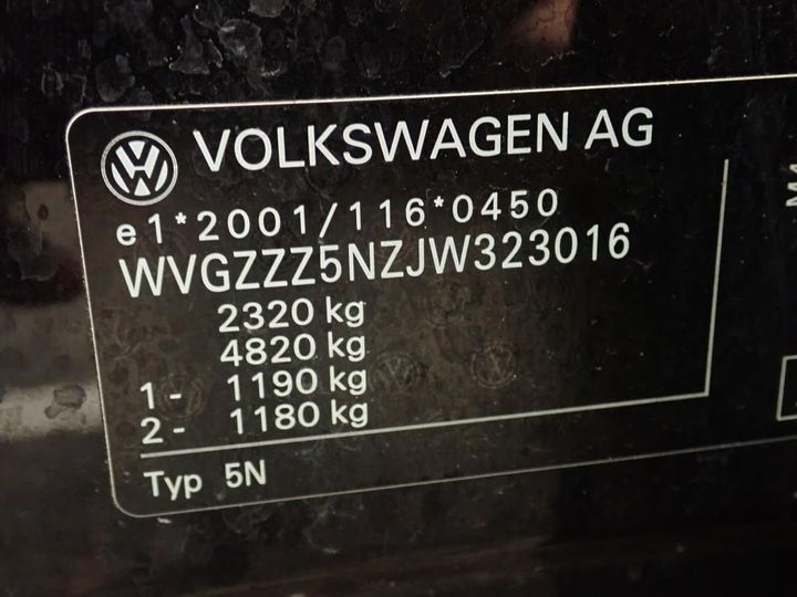 Photo 12 VIN: WVGZZZ5NZJW323016 - VOLKSWAGEN TIGUAN 