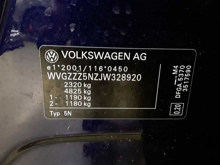 Photo 12 VIN: WVGZZZ5NZJW328920 - VOLKSWAGEN TIGUAN 2.0 TDI SCR 