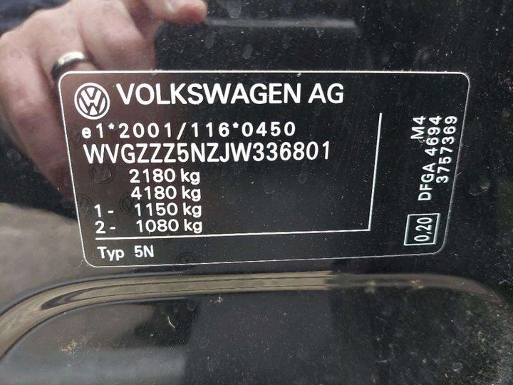 Photo 8 VIN: WVGZZZ5NZJW336801 - VOLKSWAGEN TIGUAN 