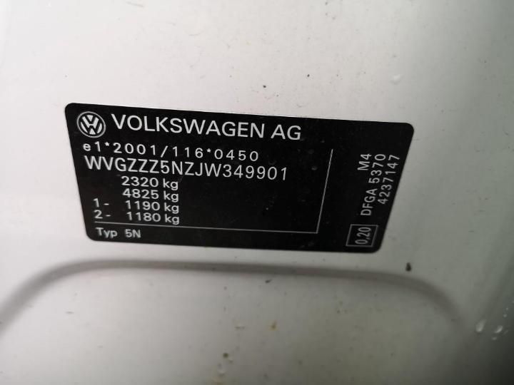 Photo 5 VIN: WVGZZZ5NZJW349901 - VOLKSWAGEN TIGUAN 