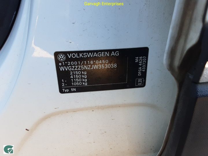 Photo 3 VIN: WVGZZZ5NZJW353038 - VOLKSWAGEN TIGUAN 