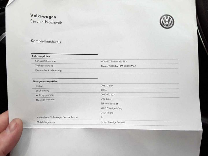 Photo 29 VIN: WVGZZZ5NZJW355583 - VOLKSWAGEN TIGUAN 2.0 TDI SCR 