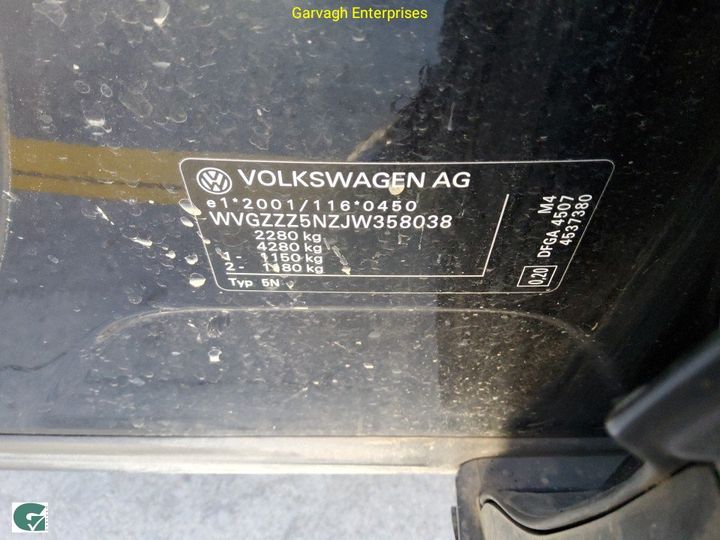 Photo 13 VIN: WVGZZZ5NZJW358038 - VOLKSWAGEN TIGUAN 