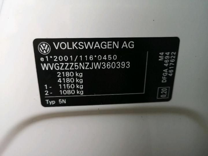 Photo 33 VIN: WVGZZZ5NZJW360393 - VOLKSWAGEN TIGUAN 