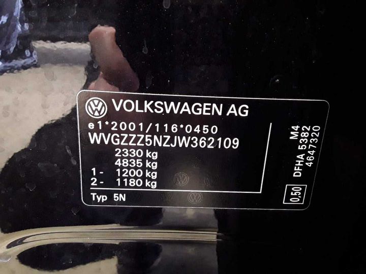 Photo 12 VIN: WVGZZZ5NZJW362109 - VOLKSWAGEN TIGUAN 2.0 TDI SCR 