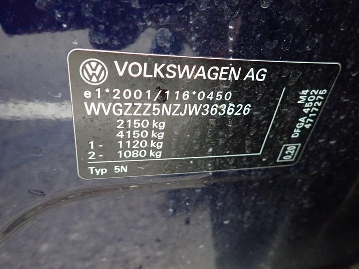 Photo 11 VIN: WVGZZZ5NZJW363626 - VOLKSWAGEN TIGUAN 