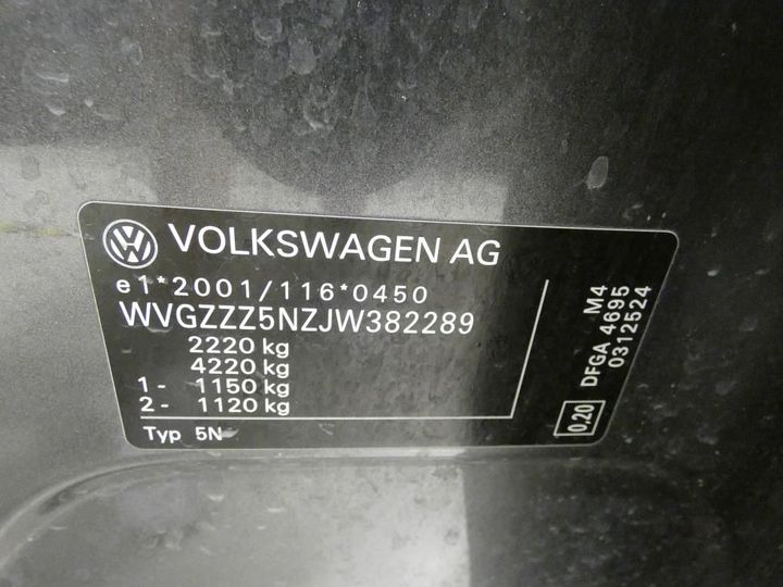 Photo 4 VIN: WVGZZZ5NZJW382289 - VOLKSWAGEN TIGUAN 