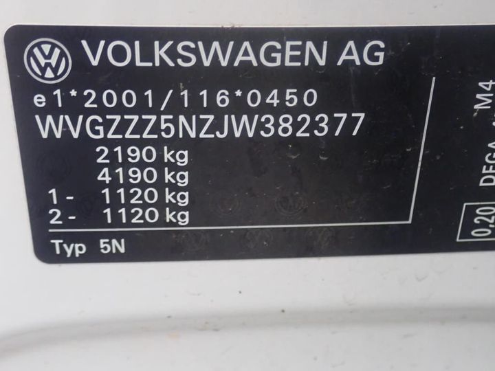 Photo 11 VIN: WVGZZZ5NZJW382377 - VOLKSWAGEN TIGUAN 