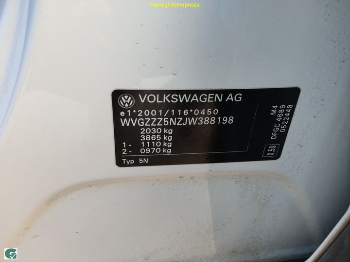 Photo 6 VIN: WVGZZZ5NZJW388198 - VOLKSWAGEN TIGUAN 