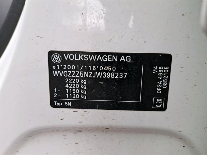 Photo 13 VIN: WVGZZZ5NZJW398237 - VOLKSWAGEN TIGUAN 