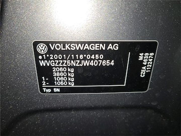 Photo 11 VIN: WVGZZZ5NZJW407654 - VOLKSWAGEN TIGUAN 