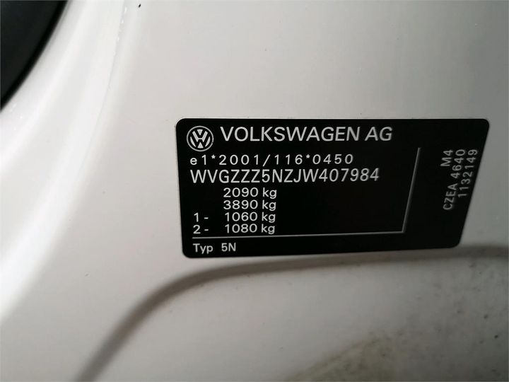 Photo 16 VIN: WVGZZZ5NZJW407984 - VOLKSWAGEN TIGUAN 